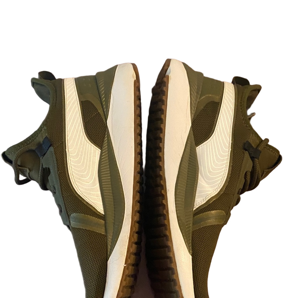 Puma Future Street Plus Green and cream size12 - Picture 10 of 11